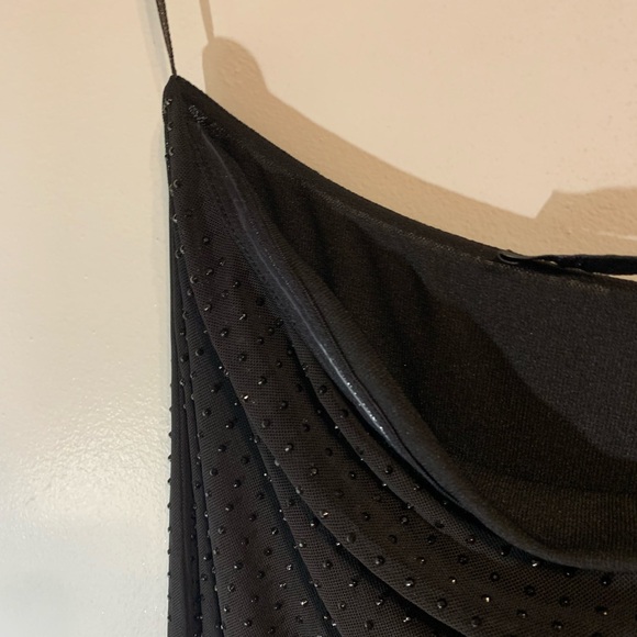 ZARA NWT SPARKLY STRAPLESS DRESS SIZE S BLACK | 5063/853 romantic party elegant - Picture 8 of 12